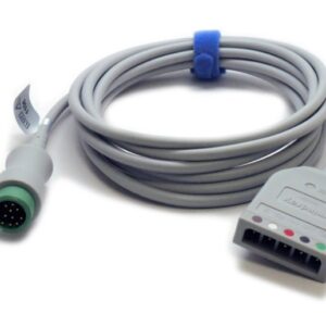 Patient Monitors ECG Leads Trunk Cable 3 5 Lead 12 pin AHA IEC