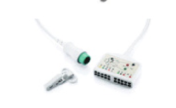 Patient Monitors ECG Leads Trunk Cable 12 Lead 12 pin AHA DEFIB