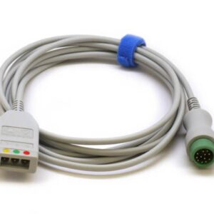 Patient Monitors ECG Leads Trunk Cable 3 5 Lead 12 pin AHA IEC ESU