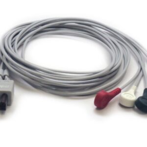 Patient Monitors ECG Leadwires 5 Lead Snap Adult TPU AHA 55"