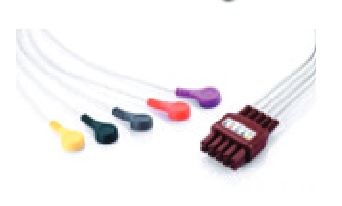 Patient Monitors ECG Leadwires 12 Lead Snap Chest