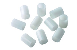 Dental Fitting - Sleeve Plastic - 1/4" (clamps)