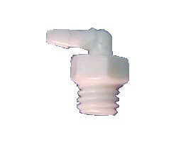 Dental Fitting - Elbow - 1/8" Male Plastic Barb