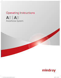 Anesthesia System Mindray A3/A5 Operating Manual