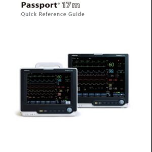 Patient Monitor Accessories Mindray Quick reference guide