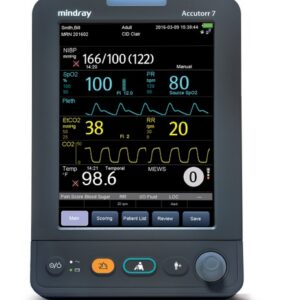 Patient Monitor Mindray Accutorr 7 NIBP Pulse Rate Wireless Nellcor OxiMax French