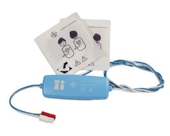 Defibrillator AED Cardiac Science Powerheart Electrodes Pediatric
