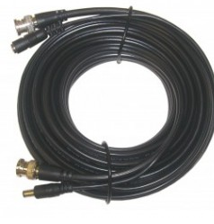 Electronic Cable BNC CABLE RG59 CCTV POWER 75FT BLACK