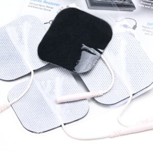 Physiotherapy Electrodes Square Pigtail Electrodes 2" x 2" (5cm x 5cm)