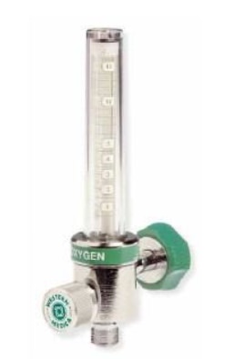 Flow Meter Western Oxygen Dual DISS Adjustable 0-15LPM