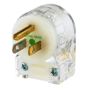 Biomedical Cord Cap Hospital Grade Angle 120 volt 15 amp