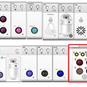 Patient Monitor Accessories Module Masimo SpO2 3 5 lead ECG IBP NIBP RESP TEMP