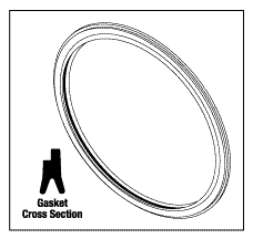 Autoclave Gasket Pelton & Crane OCR 10"