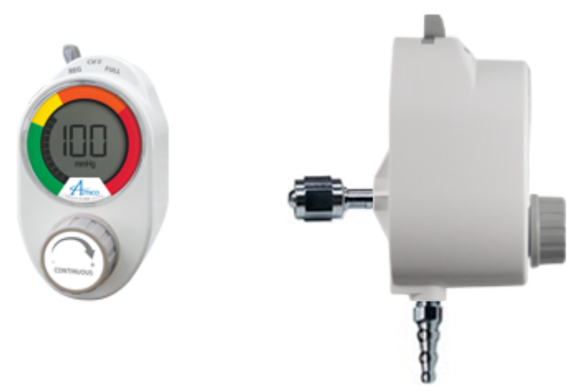 Medical Gas Systems Regulators Amico Scout Series Continuous 2 Mode Regulator Digital Tubing Nipple DISS Hex