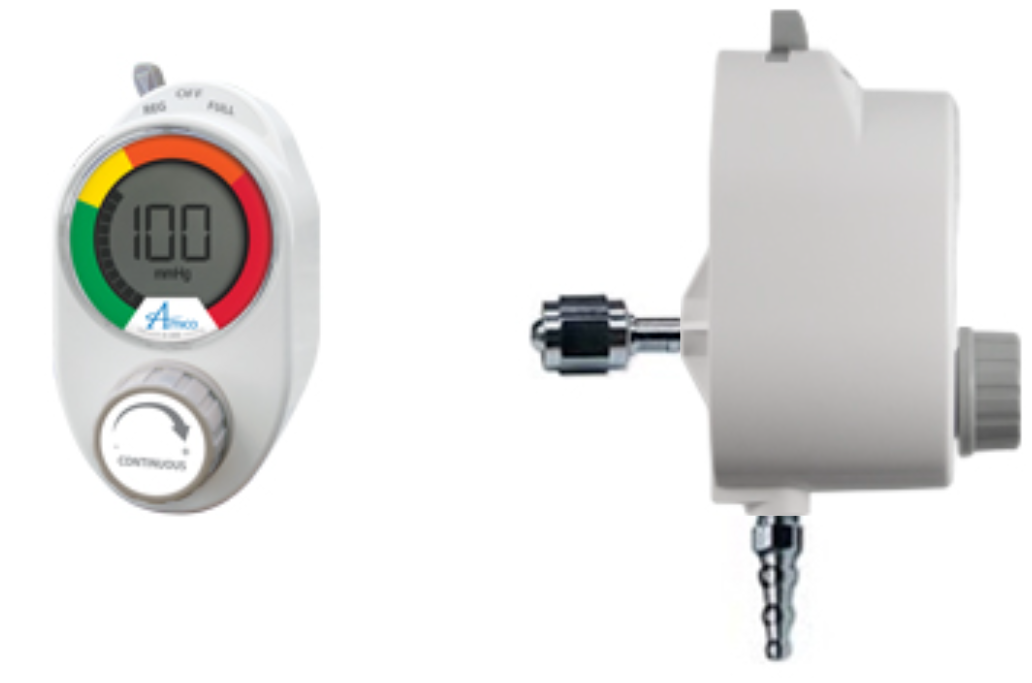 Medical Gas Systems Regulators Amico Scout Series ISO Continuous High Regulator Digital Tubing Nipple DISS Hex