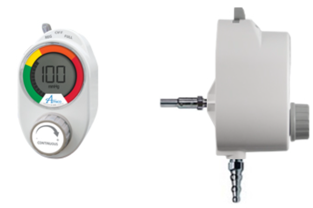 Medical Gas Systems Regulators Amico Scout Series ISO Continuous High Regulator Digital Tubing Nipple OxEquip