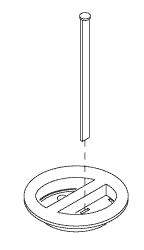 Autoclave Parts Reservoir cover with Dip Stick
