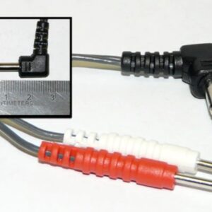 Physiotherapy Lead Wires RIGHT ANGLE 3.5 MM MONO PLUG TENS LEAD 48"