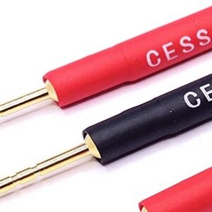 Physiotherapy Lead Wires 18" BLACK FEMALE BANANA TO MALE .082" PIN WIRE ADAPTOR